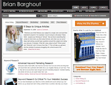 Tablet Screenshot of brianbarghout.com